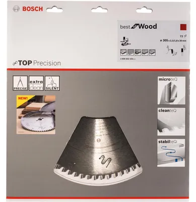 Immagine prodotto di Bosch 2608642103 Bosch Kreissägeblatt BS WO B 305x30-72