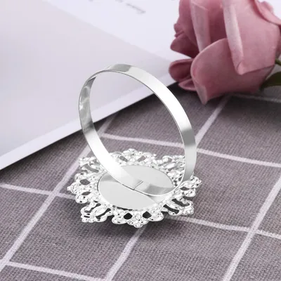 Produktbild von Set von Serviettenringen – Serviettenring – Serviettenring-Set – Tafeln – Tischdekoration – Hochzeit – Dinner