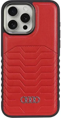 Immagine prodotto di Audi Custodia rigida in  Magsafe per Iphone 15 Pro 6.1 Rosso/Rosso Au-Tpupcmip15P-Gt/D3-Rd