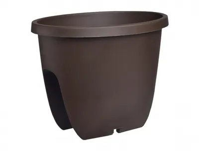 Produktbild von Balconia OVI Balkonblumentopf, Braun – Länge: 30 cm
