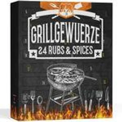 Produktbild von BOXILAND® BBQ Adventskalender 2026 – 24 Bio Grillgewürze & Rubs Gewürzsalze