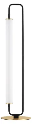 Produktbild von Nova Luce LED Tischleuchte Wetro 20W warmweiss 3000K Schwarz Gold Metall Ø18cm 9002084