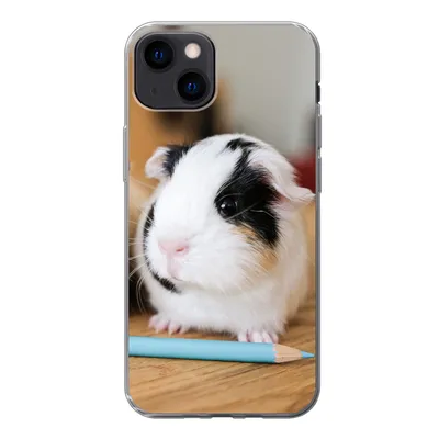 Produktbild von MuchoWow® Handyhülle Schutzhülle Hülle für iPhone 13 Entzückende Baby-Meerschweinchen Silikon Softcase Handy Hülle - Karteninhaber
