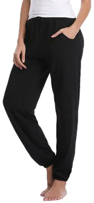 Produktbild von Baumwoll-Pyjama Hose - Schwarz - XXL