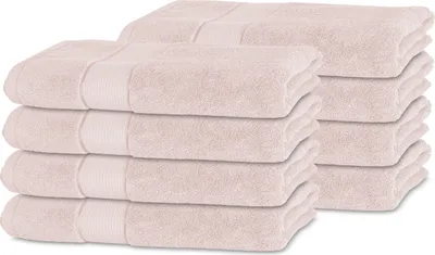 Zdjęcie produktu dla Zestaw 8 ręczników Bananalu, 100% bawełna, 50 x 100 cm, gramatura 450 g/m², kolor różowy, Primrose Pink 12-2904