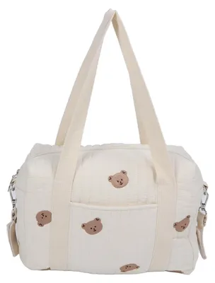 Produktbild von Omgoods – Multifunktionale Wickeltasche für Kinderwagen – Wickeltasche – Aufbewahrungstasche – Weiche Hülle – Reißverschlusstaschen – Motivmuster