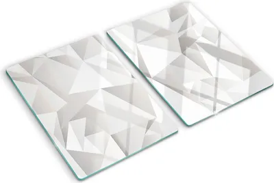 Obrázek produktu pro Kryt varné desky – Kryt na indukční desku – Ochranná skleněná deska – 2x40x52 cm– Skleněné ochranné desky na sporák –Tvrzené sklo –Abstraktní