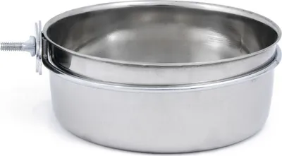 Produktbild von Beeztees CoopCup Inox+Schraube - Hundenapf - 0,9l - 15 cm