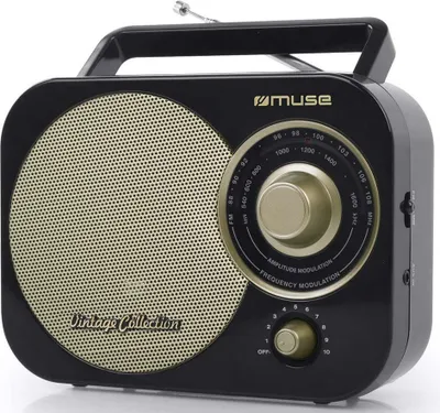 Immagine prodotto di Radio portatile analogica nera Muse M055RB