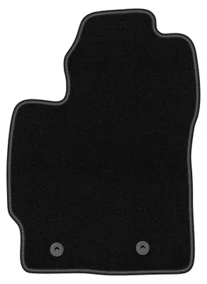 Obrázek produktu pro Velurový kobereček řidiče pro: Toyota Auris I 2007-2012 (hatchback) – 1 ks, černý, na míru – Wielganizator BASIC