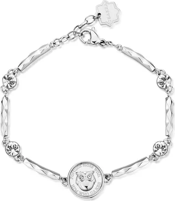 Produktbild von Damen-Stahlarmband mit Chakra-Kristallen BHKB121