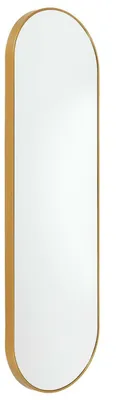 Obrázek produktu pro ZÁVĚSNÉ ZRCADLO 30 x 100 cm Camomillie ZLATÉ OVALNÉ