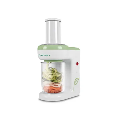 Produktbild von Beper 90.200, Elektrischer Spiralisierer, Grün, Weiß, Kunststoff, Edelstahl, 1 l, 80 W