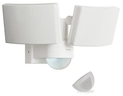 Image de Oktaplex Cali Dos : projecteur LED avec détecteur de mouvement, lumière blanc chaud, lampe d'extérieur blanche