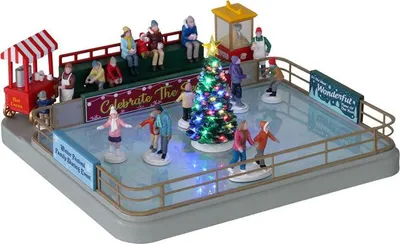 Productafbeelding van Outdoor skating rink with 4.5v adaptor kerstfiguur LEMAX