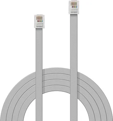 Productafbeelding van Lindy 34225 RJ-12 Kabel 6/6 5m 1:1-verbunden