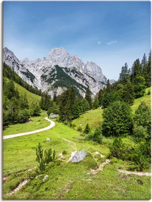 Produktbild von ARTland Leinwandbild Bindalm im Berchtesgadener Land Bayern Größe: 90x120 cm