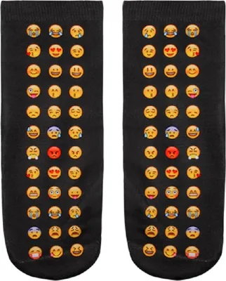 Produktbild von Socken viele Emojis, Strümpfe Socke Emoticons Lächeln