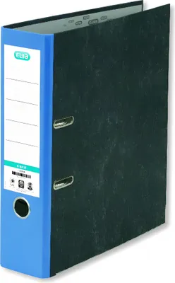 Produktbild von ELBA Ordner "smart Original" Wolkenmarmor, Rückenbreite 8 cm, blau