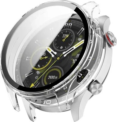 Obrázek produktu pro Pro Honor Watch 5 Pro plastové ochranné pouzdro + 9H tvrdé sklo transparentní