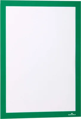 Obrázok produktu pre DURABLE Magnetrahmen Duraframe A4 Großpck 10er Btl grün