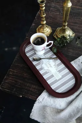 Immagine prodotto di Hermia Concept, EE1688B, vassoio, multicolore, 100% METALLO, 16 x 35 cm