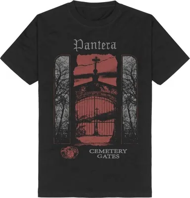 Produktbild von Pantera T-Shirt Herren Cemetary Gates schwarz Band-Merch, Bands 100% Baumwolle XL