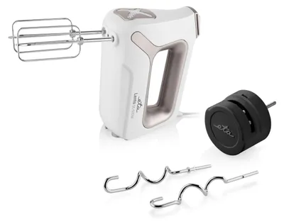 Zdjęcie produktu dla Eta ETA005190310, Mikser ręczny, Biały, Srebrny, Whisking, 1,2 m, 1023 RPM, Dźwignia, Przyciski
