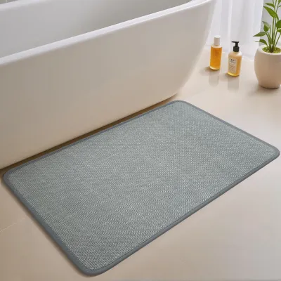 Obrázok produktu pre Absorpčná a rýchlo schnúca podložka pod sprchu, 43 x 80 cm, sivá