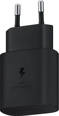 Produktbild von Original Samsung Schnellladegerät 25W Ladekabel Adapter Netzteil Stecker USB Typ C Schwarz