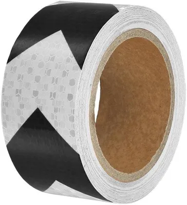 Obrázek produktu pro Bezpečnostní páska, reflexní, 5 cm x 10 m, samolepicí, vysoce viditelná, odolná povětrnostním vlivům, silně reflexní