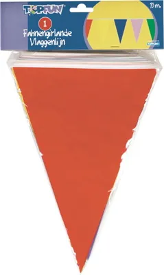 Produktbild von 10x Fahnen Girlande Plastik 10m 20 Fähnchen