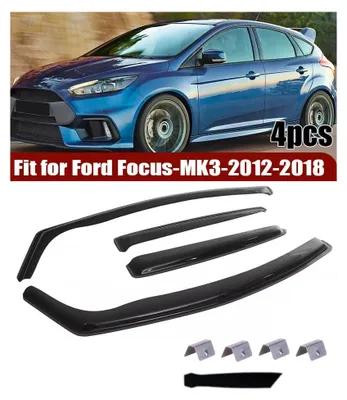 Image de Lot de 4 déflecteurs pour FORD FOCUS MK3 (4/5 portes) 2011–2018