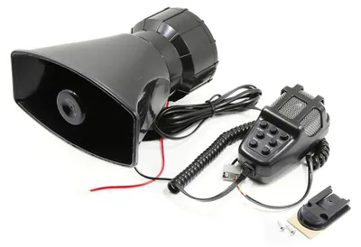 Obrázek produktu pro Reproduktor s 7 tóny, siréna s alarmem, 12V, 110dB, pro vozidla, nouzové situace, sanitky, policejní vozidla