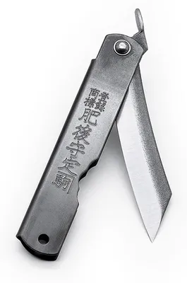 Produktbild von Japanisches Klappmesser NAGAO KANEKOMA Higonokami Zenko aus Kohlenstoffstahl SK5 - 75 mm - Hergestellt in Japan