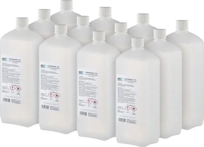 Produktbild von Isopropanol 70 %, Isopropylalkohol, Reinigung, 12 x 1 L