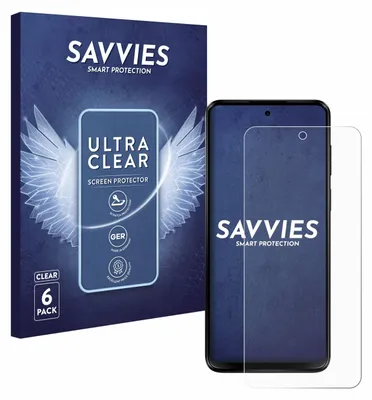 A product box and a screen protector on a phone.