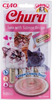 Obrázek produktu pro Churu Cat Purée Tuna with Salmon 4x14g