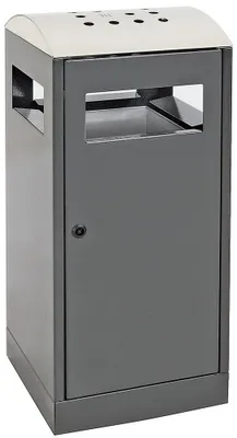 Produktbild von Stumpf Abfalltrennung A³-AA anthrazitgrau/Edelstahl Innenbehälter 40l - 650-040-0-1-100