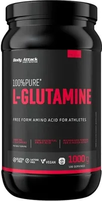 Immagine prodotto di Body Attack 100% L-Glutammina pura 1000g