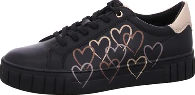 Produktbild von MARCO TOZZI Damen Sneaker mit Plateau und mehrfarbigem Herz Muster 2-23711-44, Größe:40 EU, Farbe:Mehrfarbig