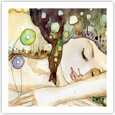 Produktbild von Poster - Poster ohne Rahmen - Frau modern - 60x60 cm - Wand Bild - Wanddeko - Wandbilder - Kunstposter - Wandposter - Bilder - Kunstdruck - Wanddekoration - Wandbild - P2XAC60x60-3553