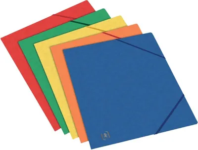 Produktbild von Oxford 400114718, Konventioneller Dateiordner, A5, Karton, Gemischte Farben, Landschaftsportrait, 200 Blätter