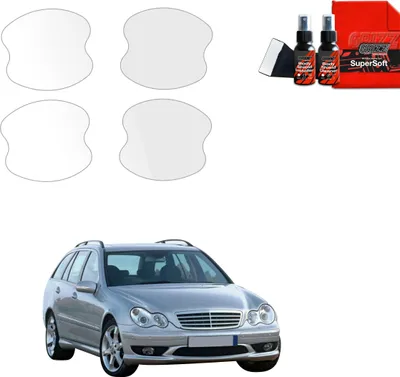 Obrázek produktu pro ochranná fólie 4v1 Grizz Protector pro prohlubně klik dveří - Mercedes Benz třídy C S203 kombi (2001-2007)