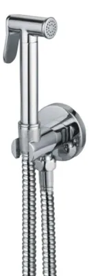 Produktbild von Bidet-Handbrause-Set mit Selbstschluss Messing mit Schlauch