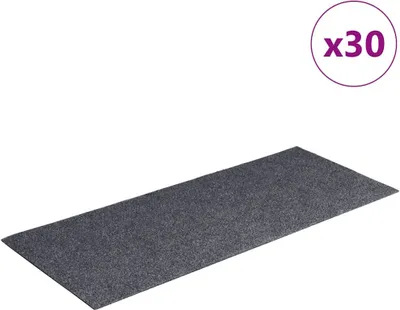 Obrázok produktu pre Schodové rohože, samolepiace, 30 ks, 60x25 cm, svetlosivé, obdĺžnikové