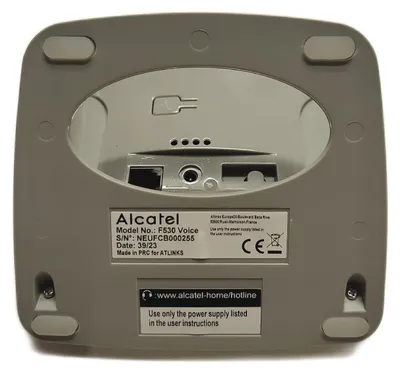 Obrázok produktu pre Alcatel F530, DECT telefón, Bezdrôtový handset, Hlasitý odposluch, 50 položky, ID volajúceho, Šedá, Biela