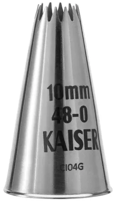 Produktbild von KAISER PROFI DEKORIER-CENTER Kronentülle 10 mm Profi Deko-Center edelstahl – 5er Vorteilset