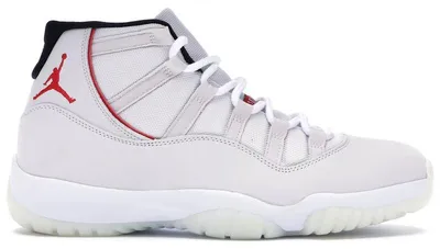 Image de Jordan 11 Retro, couleur Platinum Tint - Taille EU 41