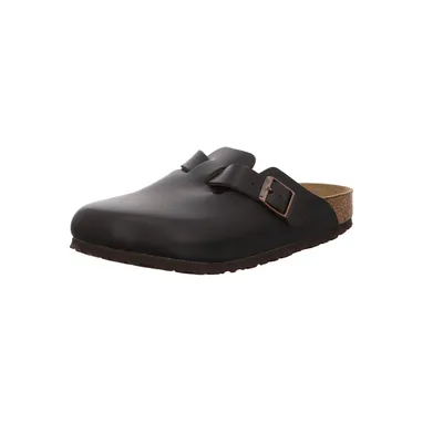 Produktbild von Birkenstock Boston Braun Weichbettung Glattleder Größe: 36 Schmal